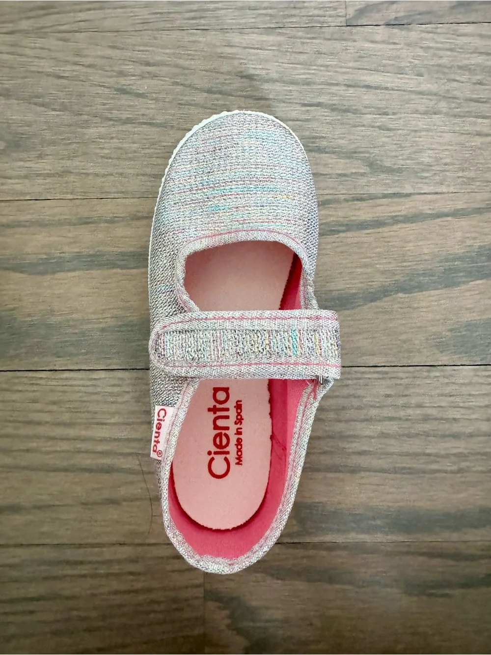 Cienta Rainbow Sparkle Mary Jane